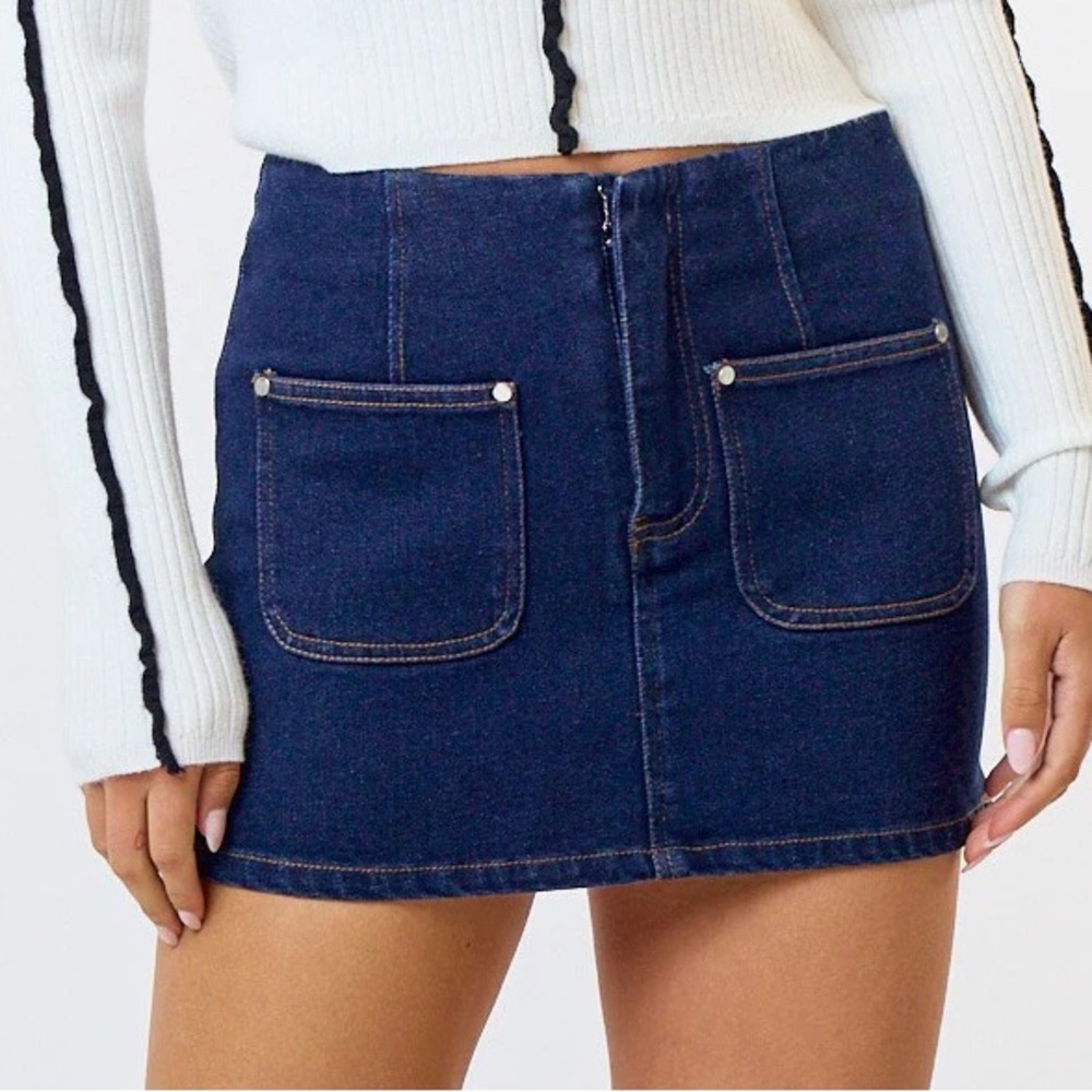 Denim mini Skirt